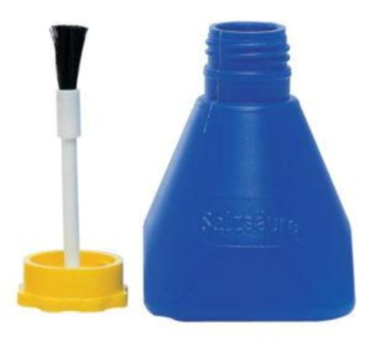 STUBAI Lötwasserfläschchen Blau mit Auslaufstopp und Pinsel 100ml - 284204