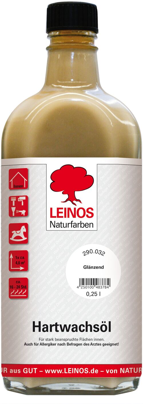 LEINOS 290 Hartwachsöl, 0,25 l, Glänzend