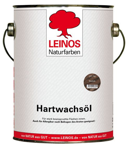 LEINOS 290 Hartwachsöl, 2,5 l, Ebenholz