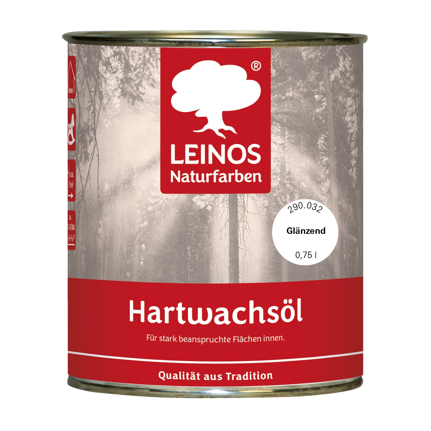 LEINOS 290 Hartwachsöl, 0,75 l, Glänzend