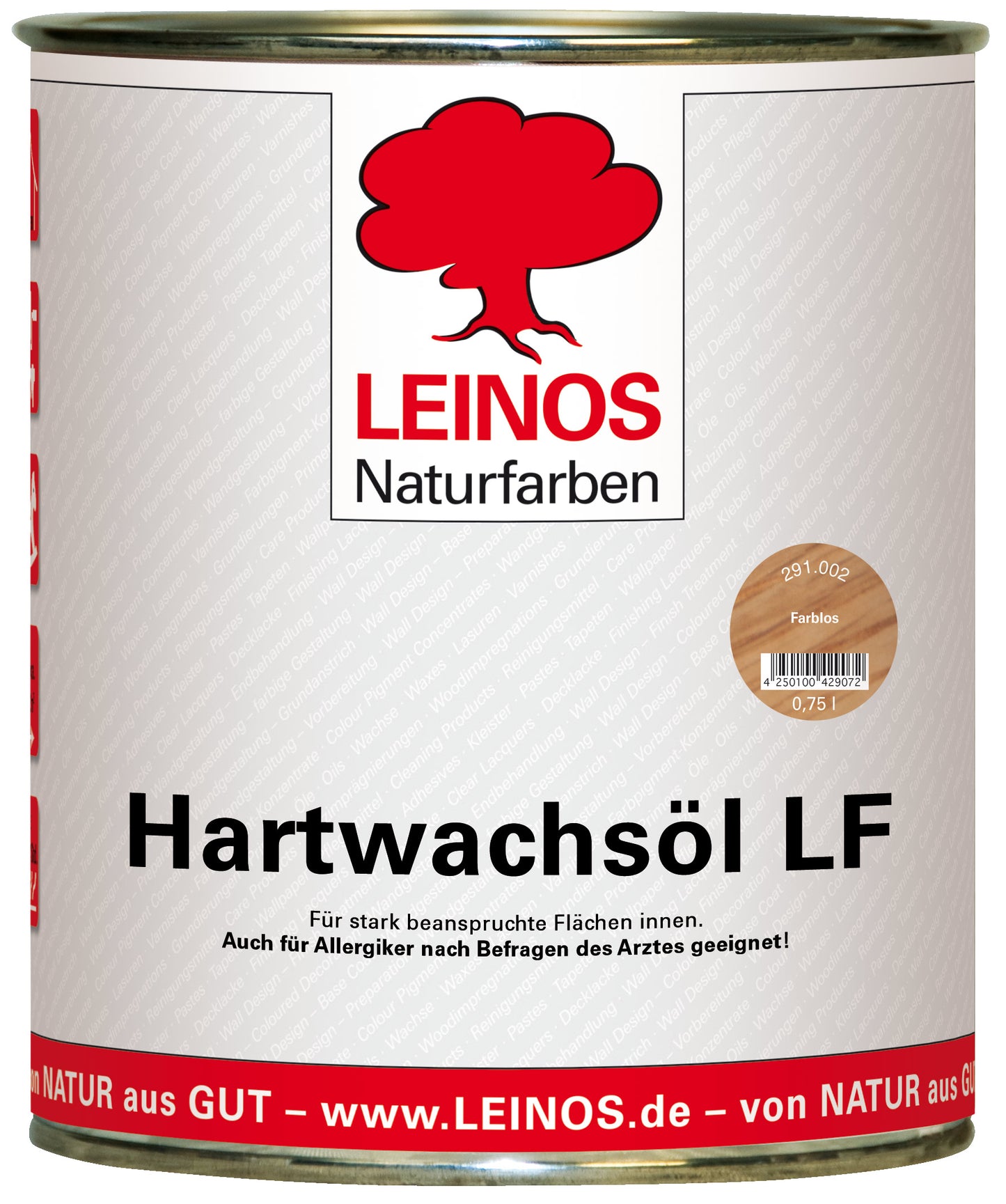 LEINOS 291 Hartwachsöl LF 0,75 l