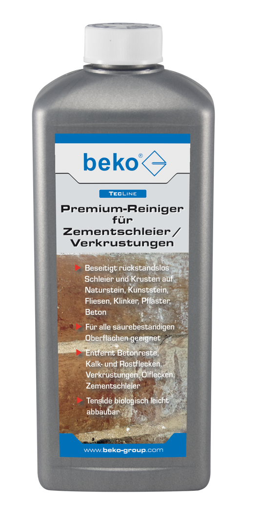 Beko TecLine Premium-Reiniger für Zementschleier/Verkrustungen