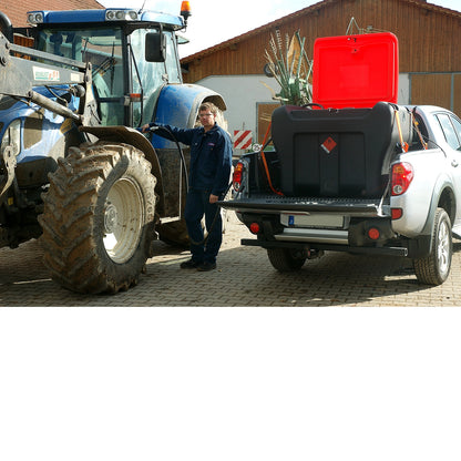 Pressol Mobile Dieseltankstation für unterwegs Fassung 450 Liter ,Anschluss 12 V DC Abmessung 1200x800x912 mm  Gewicht 90 kg