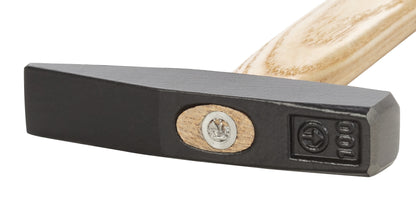 Ruthe Schlosserhammer, Esche Stiel, 100 g Kopfgewicht, Deutsche Form, DIN 1041, VPA/GS geprüft