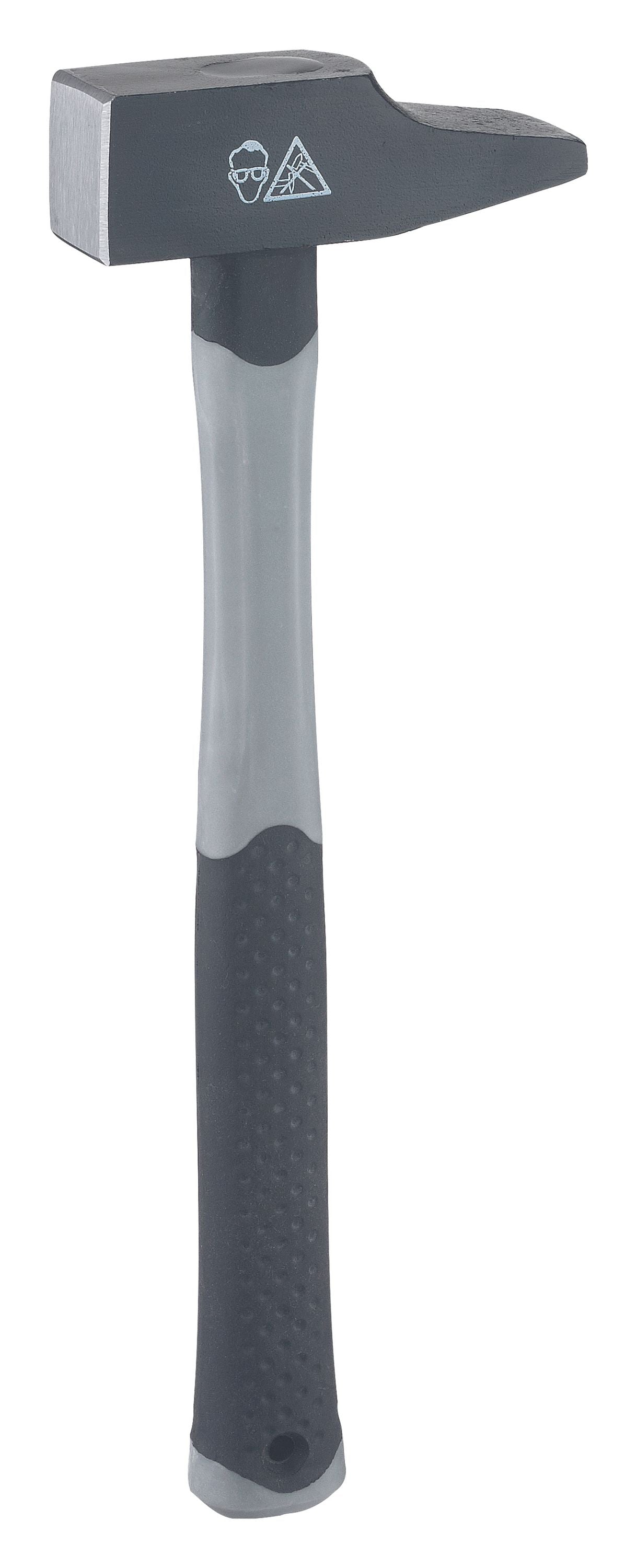 Ruthe Schlosserhammer, Französische Form, Kopf 30 mm / 510 g, Fiberglas