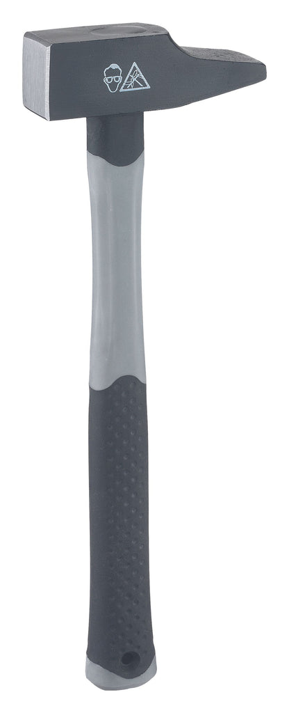 Ruthe Schlosserhammer, Französische Form, Kopf 30 mm / 510 g, Fiberglas
