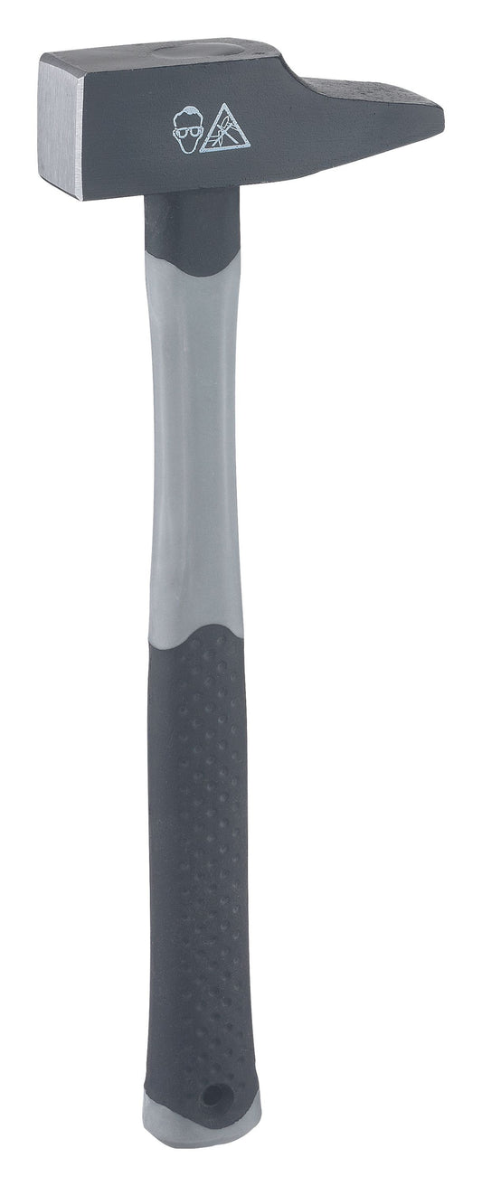Ruthe Schlosserhammer, Französische Form, Kopf 30 mm / 510 g, Fiberglas