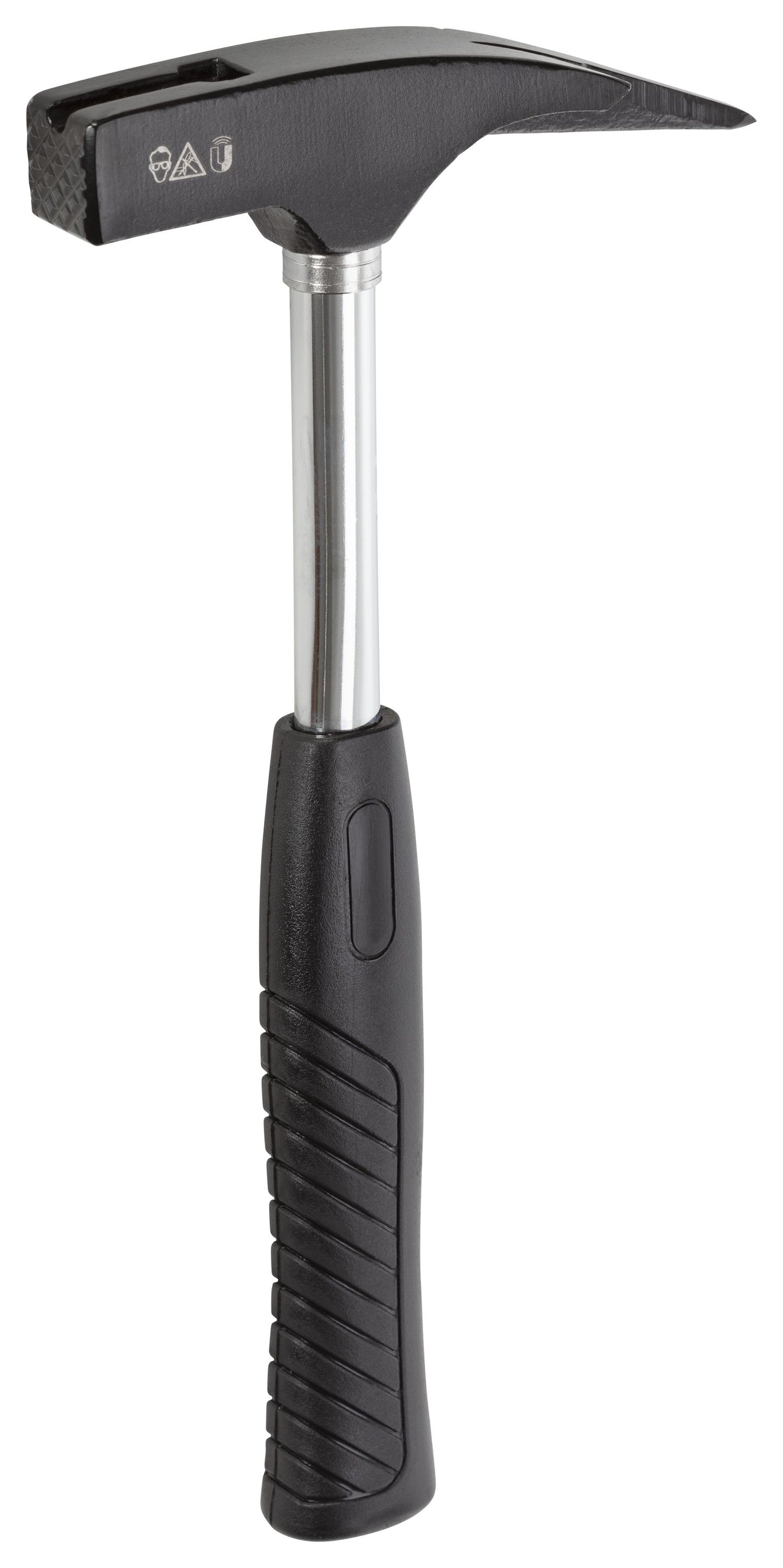 Ruthe Latthammer 795 g Stahlrohr mit Kopfsicherung, Nagelrille und Magnet - DIN 7239 / VPA-GS geprüft