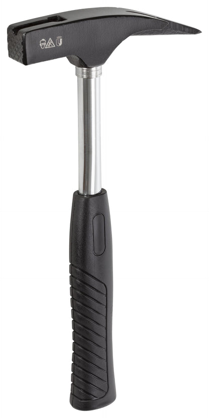 Ruthe Latthammer 795 g Stahlrohr mit Kopfsicherung, Nagelrille und Magnet - DIN 7239 / VPA-GS geprüft