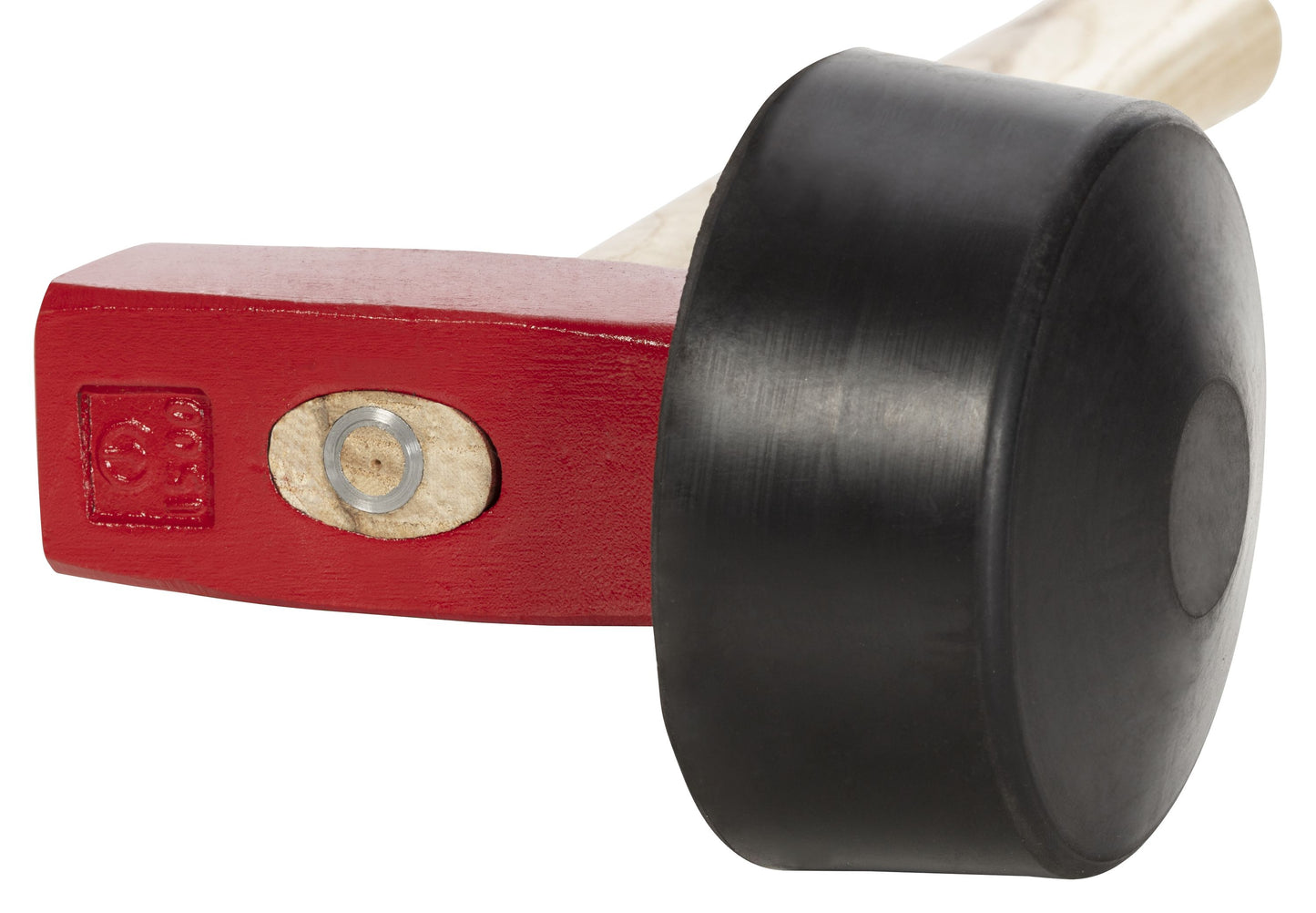 Ruthe Plattenlegerhammer mit rundem Wechselkopf, Kopfgewicht 1500 g - VPA/GS geprüft