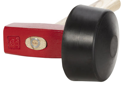Ruthe Plattenlegerhammer mit rundem Wechselkopf, Kopfgewicht 1500 g - VPA/GS geprüft