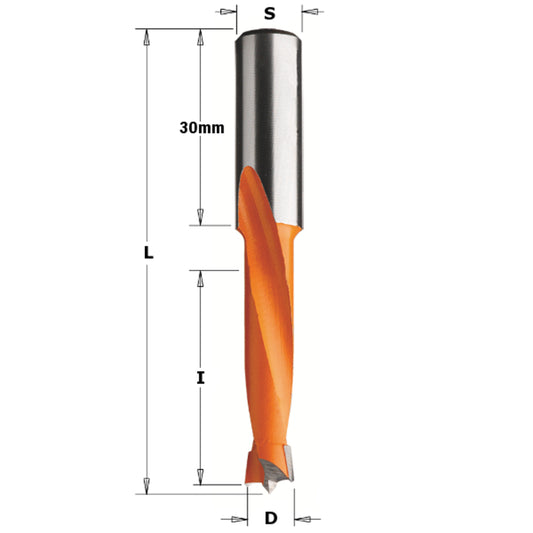 Stehle HW Dübelbohrer mit spezieller Schneidgeometrie 5x25x57,5mm S=10x27mm Rechtslauf