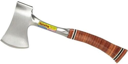 ESTWING Axt mit Ledergriff, 83mm 820g, mit Nylon Schutzhülle | Sportsman's Axes | Camping und Freizeit, Ideal  zum Spalten von kleinen Holzscheiten (Anmachholz )