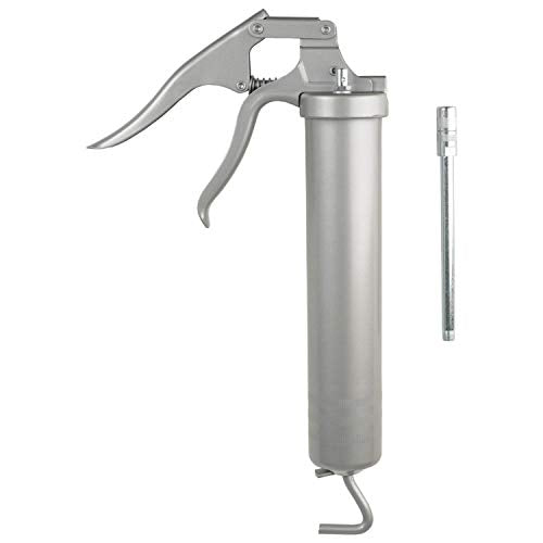 Pressol Einhandfettpresse-EHFP, M 10 x 1-GRDR-MU | Das Gerät verarbeitet Fette bis NLGI 2 bei 20 °C | Die Konstruktion ermöglicht die Schmierung mit nur einer Hand;