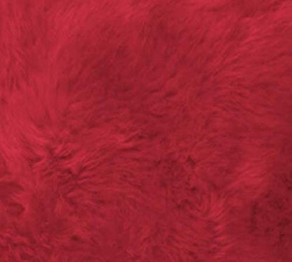 Heitmann Quadratische Sitzauflagen, Fellmaß ca. 44 x 44 cm rot