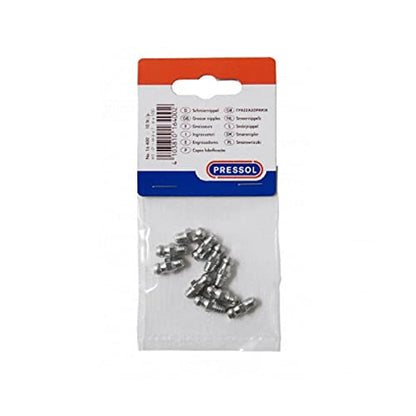 Pressol Kegelschmiernippel H1-gerade, M 10 x 1-VZ-SK-SW 11-10 Stück