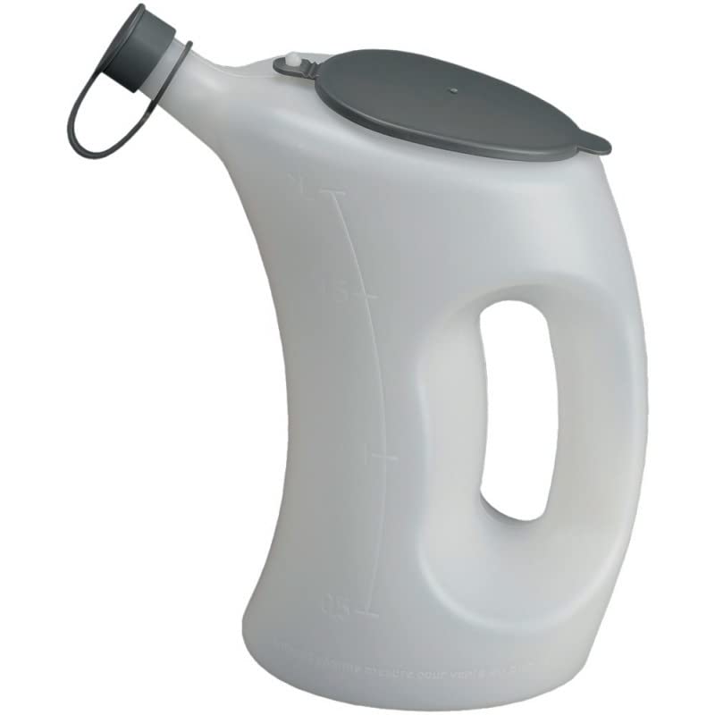 Pressol Messbecher mit Deckel-PE, 0,5 l-weiß-transparent