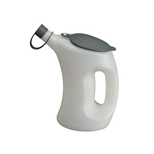 Pressol Messbecher mit Deckel-PE, 5 l-weiß-transparent