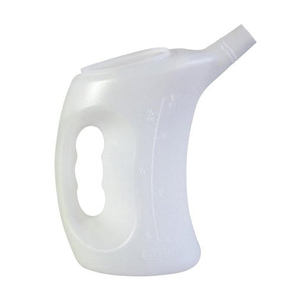 Pressol Messbecher-PE, 1 l-weiß-transparent