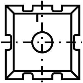 Quadratische Wendeplatte 13 | 15 x 15 x 2 mm | 10 Stück | Wendemesser für Hartholz und Weichholz geeignet | Ersatzmesser für Vorschneider, Lackfräser, Nutfräser |T08MF