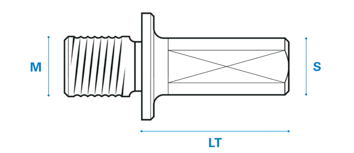 Adapter M12x1 - Rechts Links