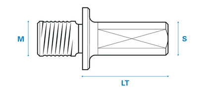 Adapter M12x1 - Rechts Links