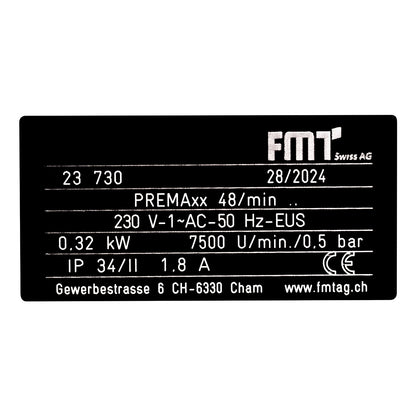 Elektro-Fasspumpe für Heizöl & Diesel, 230 V, Axialradpumpe, 48 l/min Förderleistung, G2a-Fassanschluss, 2 m Kabel, Thermoschutz, IP34, für 200–1000 l Behälter