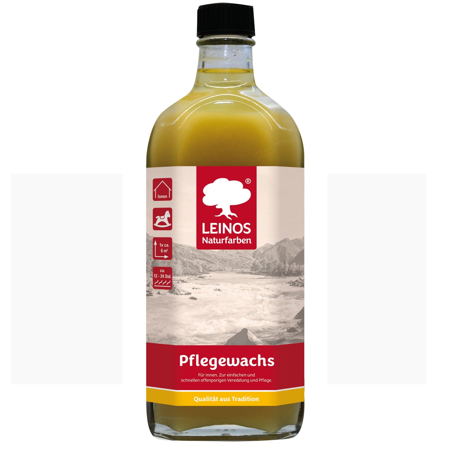 Leinos-Pflegewachs 340 | 0,25 Liter | Leicht verarbeitbares Wachsfinish | Für gewachste Flächen & wenig beanspruchte geölte Oberflächen | Auffrischung & Veredelung für Möbel, Holz & Naturmaterialien