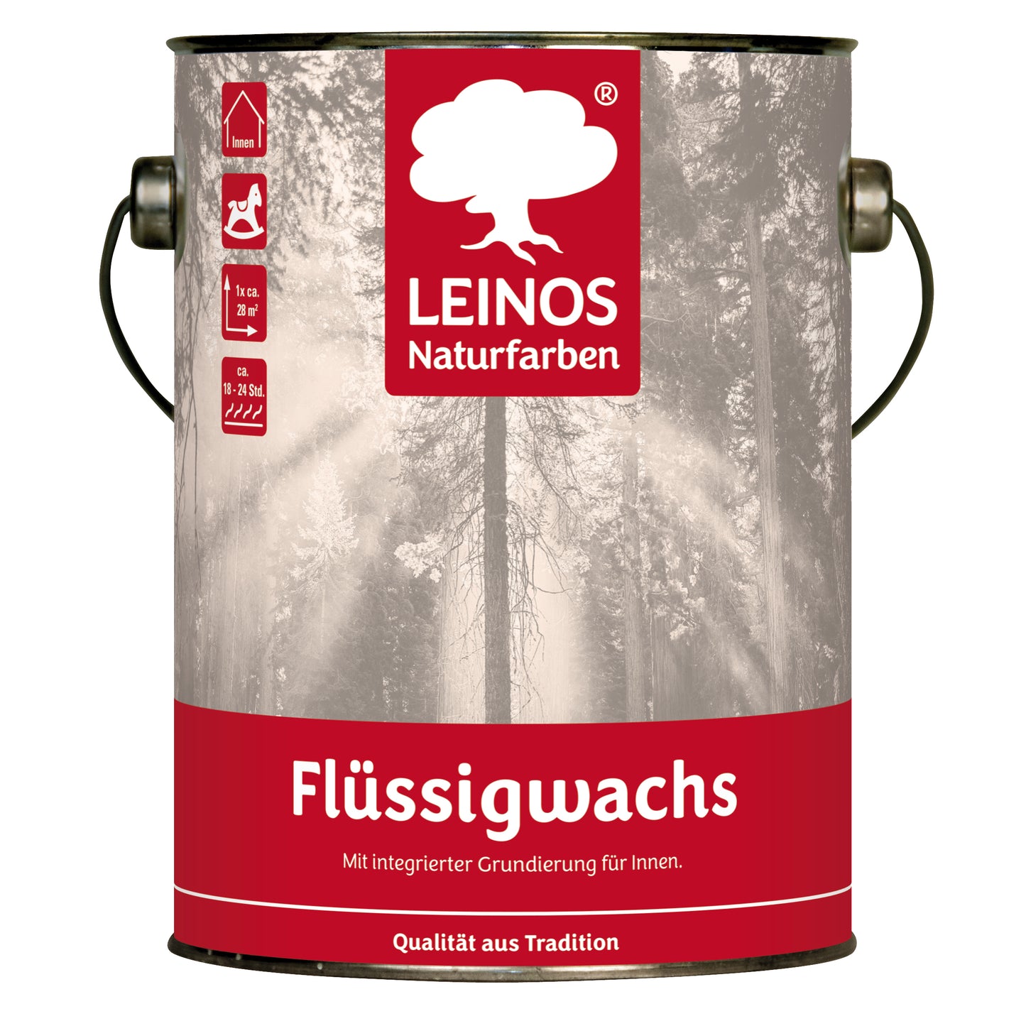 LEINOS 342 Flüssigwachs für Innen mit integrierter Grundierung 10 l