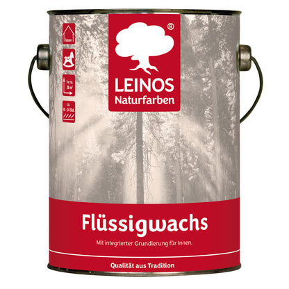 LEINOS 342 Flüssigwachs für Innen mit integrierter Grundierung 10 l