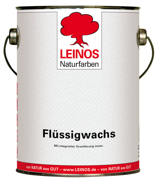 LEINOS 342 Flüssigwachs für Innen mit integrierter Grundierung 2,5 l