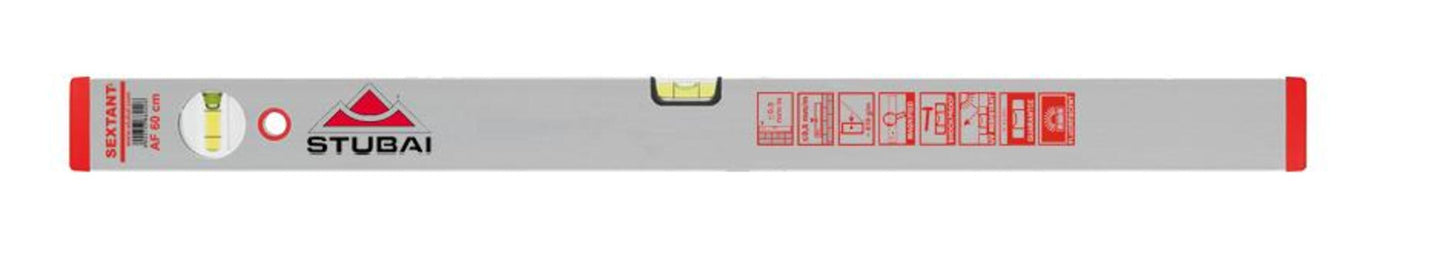 STUBAI ALU Wasserwaage FL silber elox. AF030 300 mm