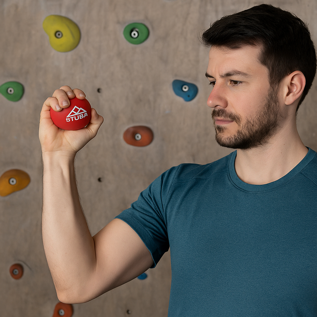 „STUBAI Flex-Balls Trainingsbälle – 3 Stück à 30 g, Durchmesser 7 cm – weiche Therapie-Bälle zur Handkräftigung & Fingerübung – Trainingshilfe für Reha, Fitness, Ergotherapie & Senioren“