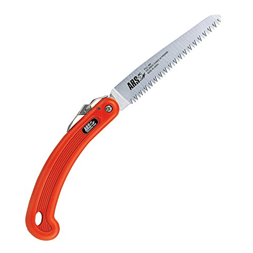 ARS Klappsäge 210DX | ideale Säge für Gartenliebhaber und bietet eine bequeme Möglichkeit, Äste und Zweige unterwegs zu schneiden | Blattlänge: 150 mm |Gesamtlänge: 350 mm