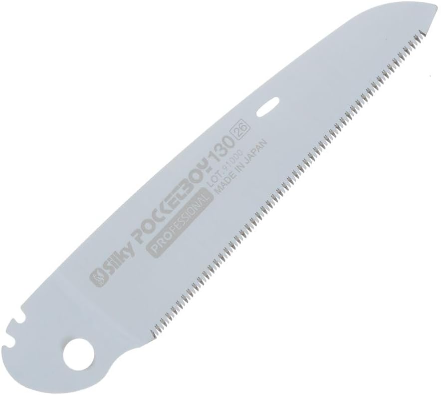 SILKY Ersatzblatt Pocketboy 130 mm violett extra fein | Mirai-Me Verzahnung 22 TPI (26/30 mm) | hartchrombeschichtet & rostfrei | taper-ground, impulse-gehärtet | für präzise Feinschnitte
