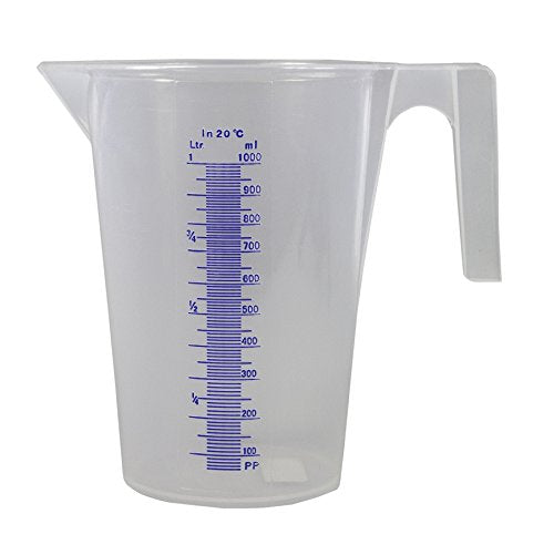 Pressol Messbecher-PP-1 l, transparent-Skala ml/%