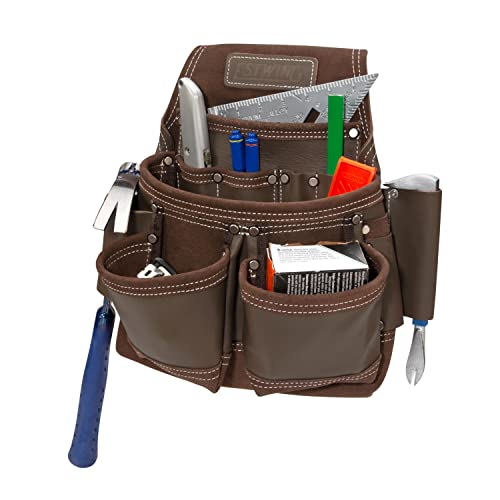 ESTWING 9-Pocket Full Leather Framer's Pouch