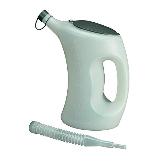 Pressol Messbecher mit Deckel-FLA-PE, 5 l-weiß-transparent