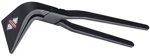 Falzzange 90° gekröpft, Griffe tauchisoliert  550 g, 240 mm