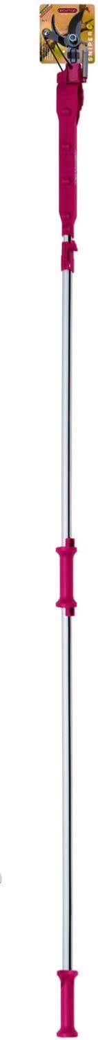 ARS TB-5 Teleskop-Ast-Baumschere kurz |  stufenlos ausziehbar 150 - 230 cm | mit Übersetzung für Äste bis 37 mm, Schneidkopf stufenlos abwinkelbar | leicht | robust