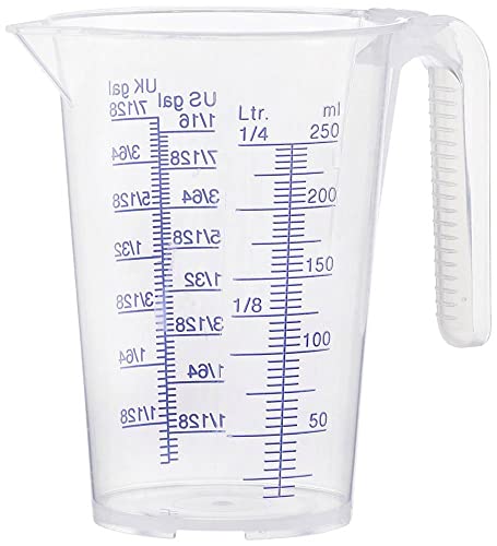 Pressol Messbecher-PP-0,25 l, transparent-Skala ml/%