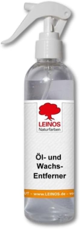 LEINOS Öl- und Wachs-Entferner 948 – Wasserbasiertes, Alkalisches Reinigungsmittel zur Effektiven Entfernung von Ölen & Wachsen auf Holz- und Metalloberflächen (0,25 L)