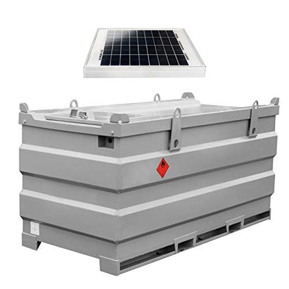 Pressol mobiSTEEL-2000 l-doppelwandig, Stahl-Solarpumpenset-10 W-F