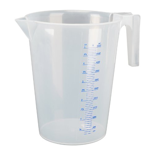 Pressol Messbecher-PP-5 l, transparent-Skala ml/%