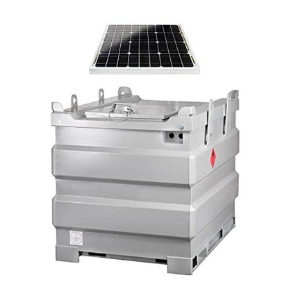 Pressol mobiSTEEL-1000 l-doppelwandig, Stahl-mit Solarpumpenset-30 W-F