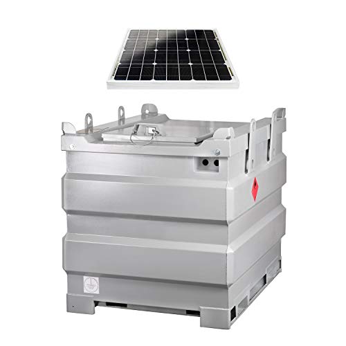 Pressol mobiSTEEL-1000 l-doppelwandig, Stahl-mit Solarpumpenset-30 W-F