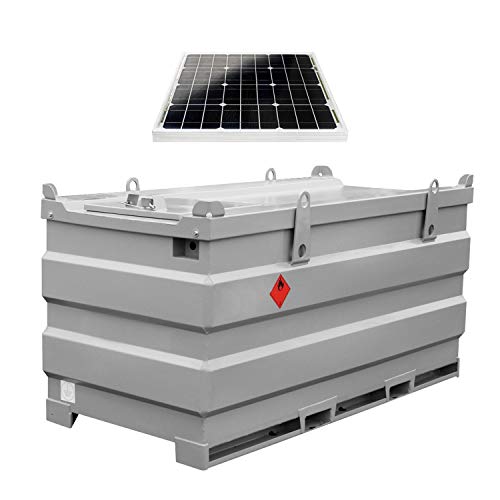 Pressol mobiSTEEL-2000 l-doppelwandig, Stahl-mit Solarpumpenset-30 W-F