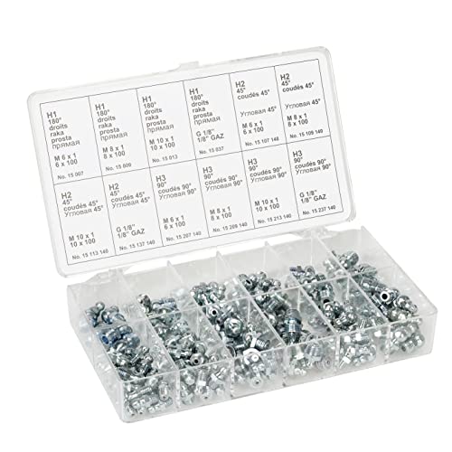 Pressol Schmiernippel-Sortimentskasten, 140 Stück