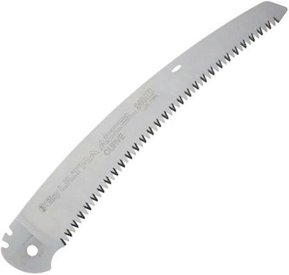 Silky Ersatzblatt für Ultra Accel Curve 240mm Klappsäge, gebogenes Sägeblatt mit grober Mirai-Me Verzahnung 7,5 Zähne/30mm, schnelle saubere Schnitte, ideal für Baumpflege und Astschnitt