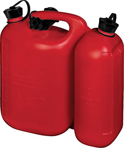 Pressol Doppel-Kraftstoffkanister-5 l-3 l, PE-mit starrem Auslauf